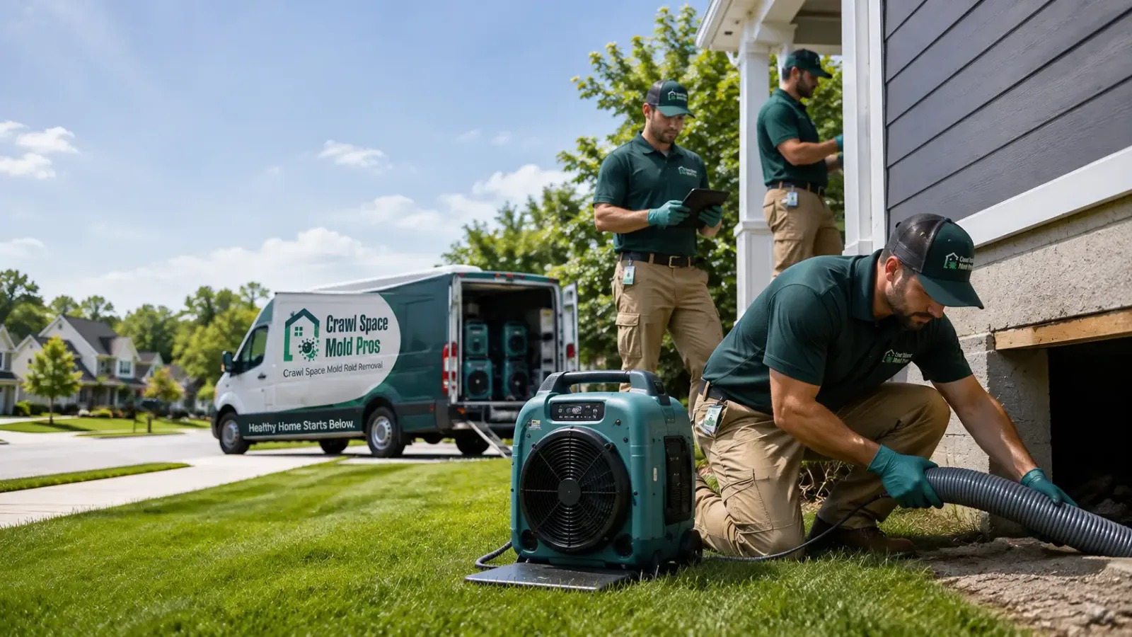 Crawl Space Mold Removal in Beech Grove, AR